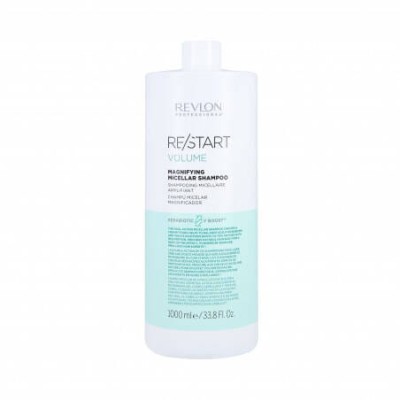 Revlon Restart Volume Magnifying Micellar Shampoo, Szampon Nawilżający i Zwiększający Objętość Włosów, 1000ml