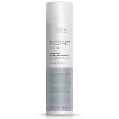 Revlon Re-Start Balance Purifying Shampoo, Szampon Oczyszczający i Równoważący Mikrobiom Skóry, 250ml