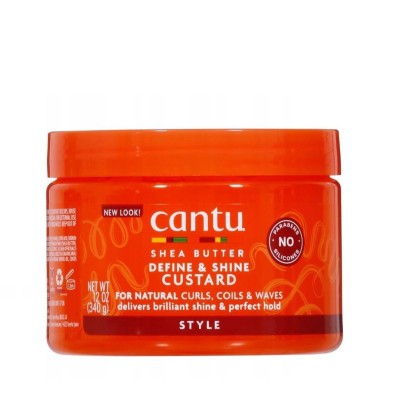 Cantu Define & Shine Custard, Krem Stylizujący do Zwiększenia Definicji Włosów 340g