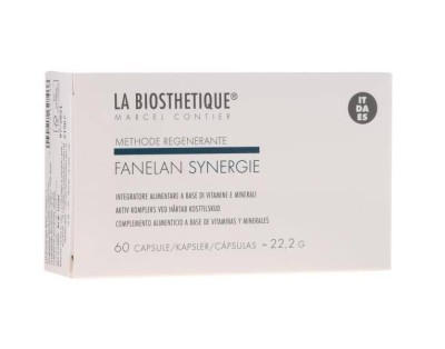 La Biosthetique Bio-Fanelan Synergie Aktywny Suplement Diety Przeciw Wypadaniu Włosów 60 Kapsułek, 22,2g