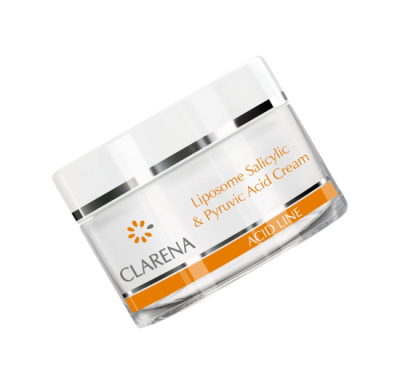 Clarena Liposome Salicylic And Pyruvic Acid Cream, Krem Przeciwtrądzikowy z Kwasem Pirogronowym i Salicylowym, 50ml