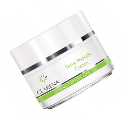Clarena Sensi Peptide Cream, Peptydowy Krem Łagodzący do Wrażliwej Skóry, 50ml