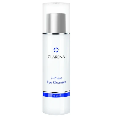 Clarena 2-Phase Eye Cleanser, 2-fazowy Płyn do Demakijażu do Pielęgnacji Wrażliwej Okolicy Oczu, 200ml