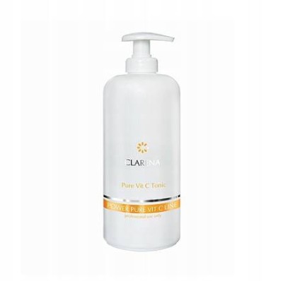 Clarena Pure Vit C Tonic, Tonik z Witaminą C do Pielęgnacji Skóry Szarej i Wrażliwej, 500ml
