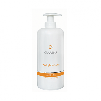 Clarena Tonik z Azeloglicyną dla Cery Problematycznej, Normalizuje Wydzielanie Sebum, Rozjaśnia Skórę, 500 ml