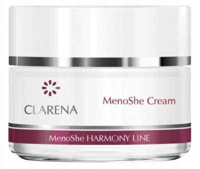 Clarena MenoShe Cream, Krem z Fitokompleksem do Cery Dojrzałej, Zmniejsza Zmarszczki, 50ml