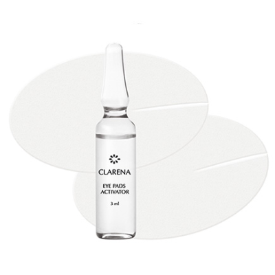 Clarena Eye Peptide Pads Therapy Peptydowa Kuracja Okolic Oczu 4x3ml + Patki do Okolic Oczu 8szt