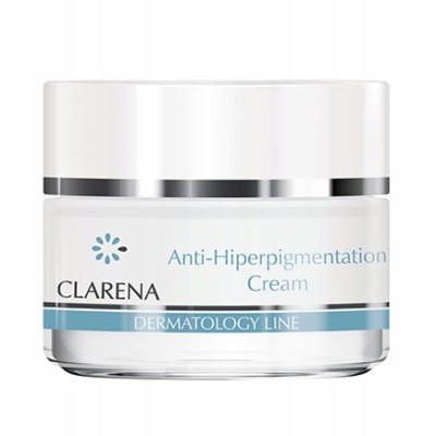 Clarena Anti- Hiperpigmentation Cream, Kream Redukujący Przebarwienia, 50ml