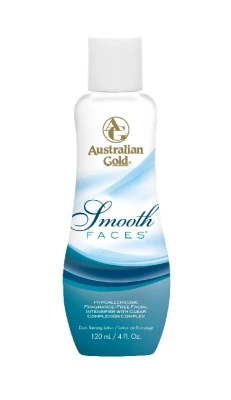 Australian Gold Smooth Faces Dark Tanning Lotion, Hipoalergiczny Krem, Wzmacniacz Opalenizny do Twarzy,120ml
