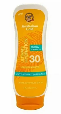 Australian Gold Ultimate Hydration Lotion Sunscreen SPF 30, Nawilżający Balsam do Opalania z Filtrem UV, 237ml