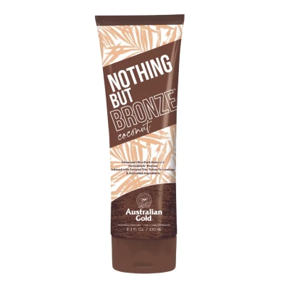 Australian Gold Nothing But Bronze Coconut Bronzer, Ultra Mocny Przyspieszacz Opalania z Naturalnymi Bronzerami, 250ml