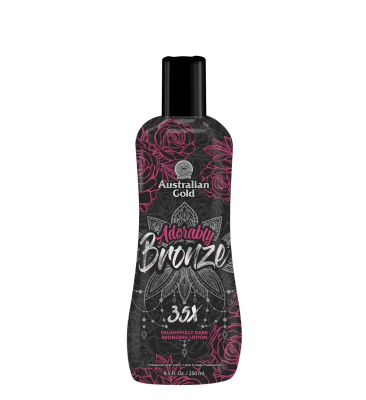 Australian Gold Adorable Bronze Lotion 35x, Ciemny Balsam Samoopalający z Naturalnymi Bronzerami, Odżywia Skórę, 250ml