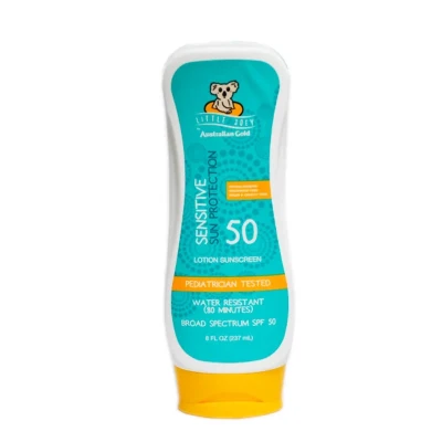 Australian Gold Little Joey Kids SPF50, Hipoalergiczny Lotion, Nawilżający Balsam do Opalania z Filtrem UV, 237ml