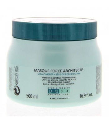 Kerastase Masque Force Architecte Ciment [1-2] Maska Odbudowująca do Włosów Zniszczonych Kruchych 500ml