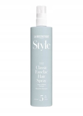 La Biosthetique Fanelac Spray Mocny Lakier Nadający Połysk i Objętość, Bez Gazu 250ml
