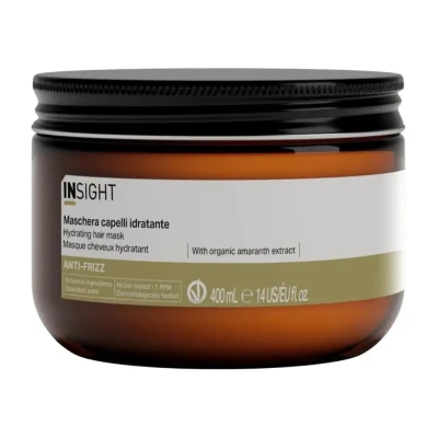 Insight Anti-Frizz Mask Organiczna Maska Ułatwiająca Rozczesywanie z Ekstraktem z Siemienia Lnianego 400ml