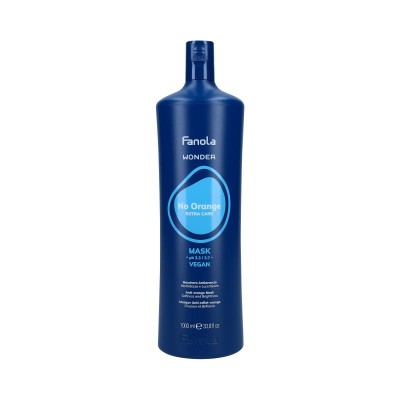 Fanola Wonder No Orange Extra Care Mask - Wegańska Maska Neutralizująca Odcienie Miedzi i Pomarańczy 1000ml