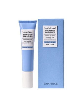Comfort Zone by Davines Hydramemory Depuff Eye Cream, Nawilżający Krem Pod Oczy, Wygładza Zmarszczki, 15ml