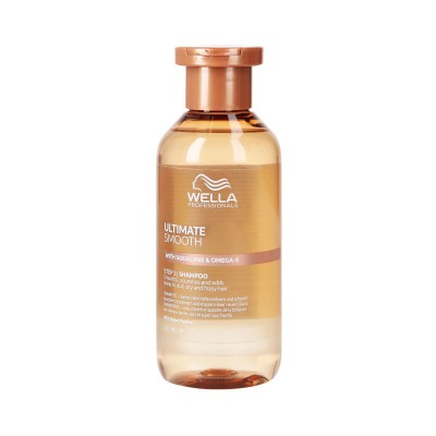 Wella Ultimate Smooth Shampoo, Odżywczy Szampon do Włosów Suchych i Puszczących się 250ml