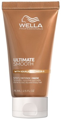 Wella Ultimate Smooth Intense Mask, Intensywnie Odżywcza Maska do Włosów Suchych i Puszących Się, 75ml