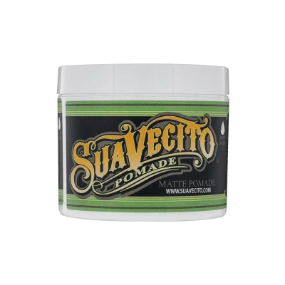 Suavecito Matte Pomade, Matowa Pomada na Bazie Wody, Mocne Utrwalenie, 113g