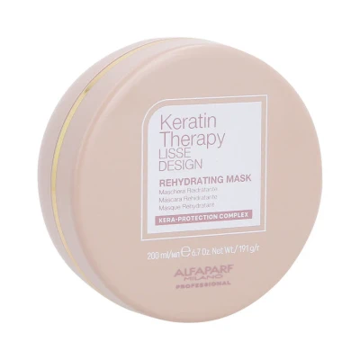 Alfaparf Lisse Design Keratin Therapy Rehydrating Mask, Maska Nawilżająca 200ml