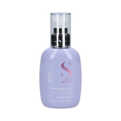 Alfaparf Semi di Lino Smoothing Cream, Krem Wygładzający i Nawilżający Włosy, 125ml