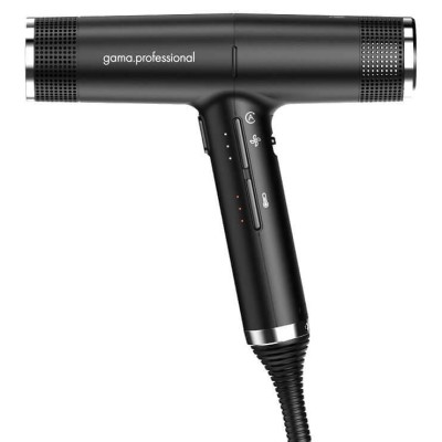 Ga.Ma Italy Iq Perfetto 1, Super Lekka Suszarka z Ozonem 294G 1600W, Black, Filtr od IQ2 + Drugi Filtr GRATIS !