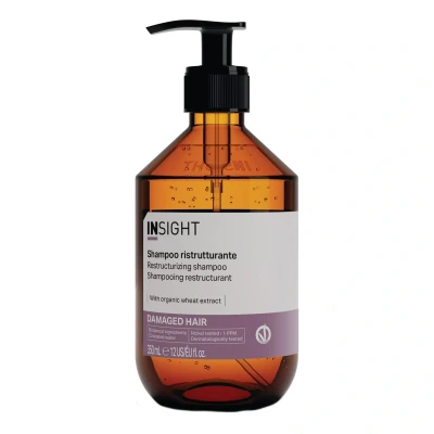 Insight Damaged Hair Shampoo Restrukturyzujący Szampon do Włosów Zniszczonych z Ekstraktem z Kiełków Pszenicy 350ml