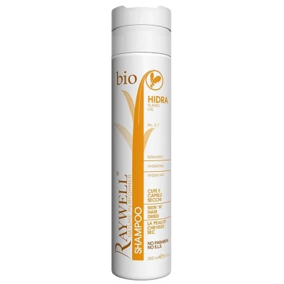 Raywell Nature Bio Hidra Shampoo, Szampon Nawilżający do Suchych, Kręconych Włosów, 250ml