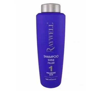 Raywell Shine Filler Hyaluronic ACID Shampoo, Wypełniający Szampon z Kwasem Hialuronowym, 1000ml