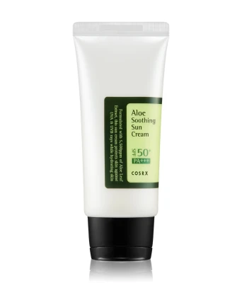 Cosrx Aloe Soothing Sun Cream PA +++SPF 50+, Przeciwsłoneczny Krem Łagodzący do Twarzy z Aloesem, 50ml