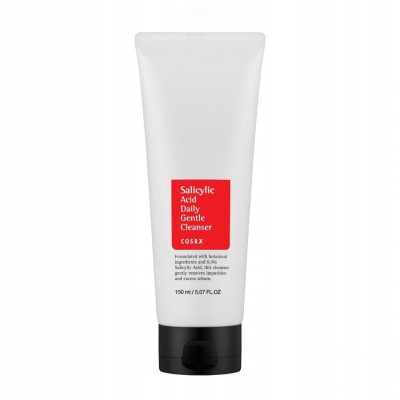 Cosrx Salicylic Acid Daily Gentle Cleanser, Aktywna Pianka Oczyszczająca do Twarzy z Kwasem Salicylowym, 150ml