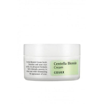 Cosrx Centella Blemish Cream, Kojący Krem do Twarzy z Wąkrotą Azjatycką, 30ml