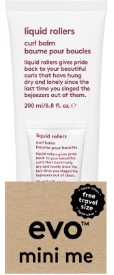 EVO Liquid Rollers Curl Balm - Balsam do Stylizacji Włosów Kręconych, Nadaje Skręt 200ml + 30ml Gratis