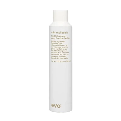 EVO Miss Malleable Elastyczny Lakier Utrwalający Włosy, Nie Skleja, 300ml
