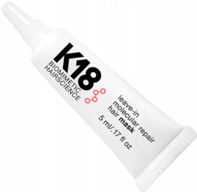K18 Leave-in Molecular Repair Hair Mask Profesjonalna Molekularna Maska do Włosów Bez Spłukiwania 5ml