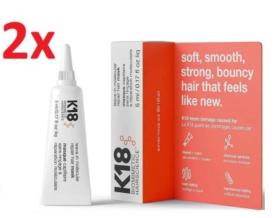 K18 Leave-in Molecular Repair Hair Mask Profesjonalna Molekularna Maska do Włosów Bez Spłukiwania 2x 5ml