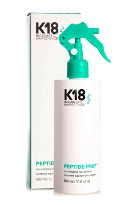 K18 Peptide Prep Pro Chelating Hair Complex, Kuracja Oczyszczająca i Usuwająca Ciężkie Metale z Włosów, 300ml