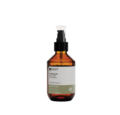 Insight Liquid Crystals Ciekłe Kryształki Serum Nawilżające do Włosów z Organicznymi Ekstraktami z Oleju Lnianego i Oleju Sezamowego 100ml