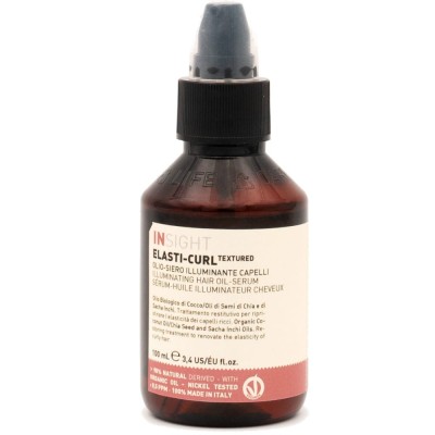 InSight Elasti-Curl Illuminating Hair Oil-serum, Nabłyszczające Serum Olejowe do Włosów Kręconych, 100ml