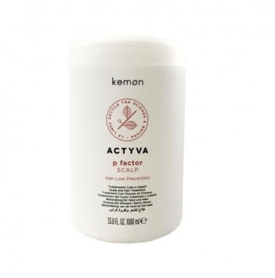 Kemon Actyva P Factor Scalp Preparat Maska Przeciw Wypadaniu Włosów Bogata w Składniki Detoksykacyjne i Łagodzące 1000ml