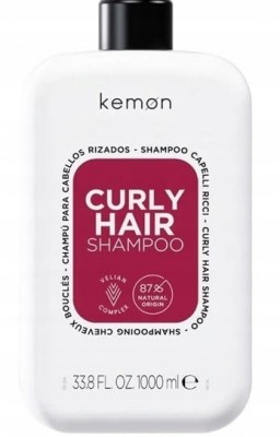 Kemon Curly Hair Shampoo, Nawilżający i Wzmacniający Szampon do Włosów Kręconych, 1000ml
