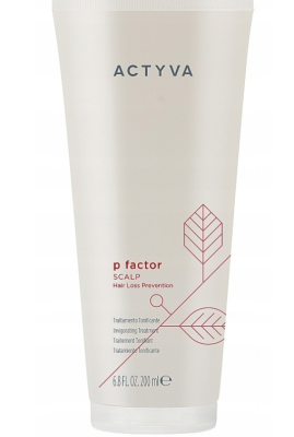 Kemon Actyva P Factor Scalp Preparat Maska do Pielęgnacji Skóry Głowy Bogaty w Składniki Detoksykacyjne i Łagodzące 200ml