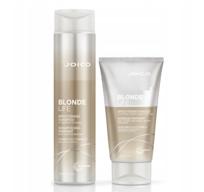 Joico Blonde Life Shampoo Masque Szampon i Maska do Włosów Blond Rozjaśnianych Oczyszcza i Nadaje Połysk 300ml 150ml