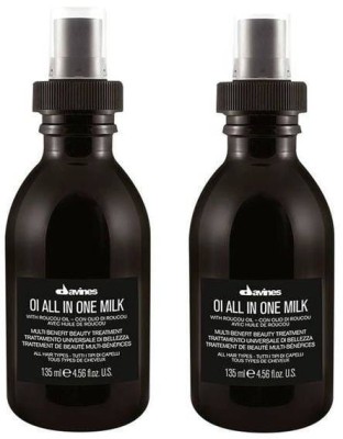 Davines Essential Haircare OI ALL IN ONE MILK Multi Benefit Beauty Treatment mleczko do włosów, 2x 135 ml