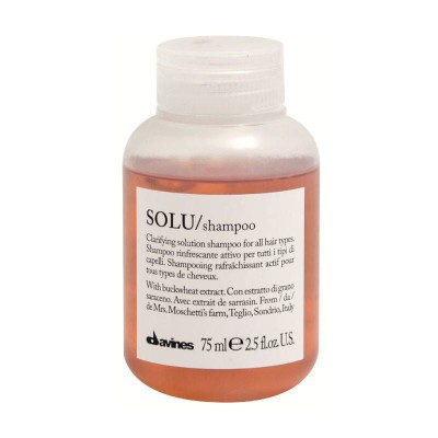 Davines Essential Solu Aktywny Szampon Odświeżający do Wszystkich Rodzajów Włosów, 75ml