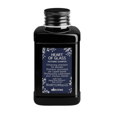 Davines Heart of Glass Silkening Shampoo Wygładzający i Wzmacniający Szampon do Włosów Blond 90ml