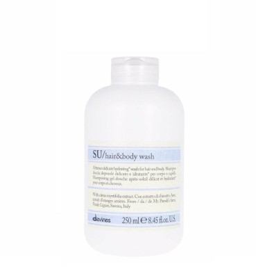 Davines Su Hair & Body Wash Szampon do Włosów Wystawionych na Działanie Słońca Chloru i Soli 250ml