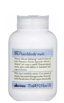 Davines Su Hair & Body Wash Szampon do Włosów Wystawionych na Działanie Słońca Chloru i Soli 75ml